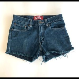 Levi Red label cutoff shorts